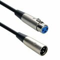 Swe-Tech 3C XLR Audio Extension Cable, balanced, XLR Male to XLR Female, 50 foot FWT10XR-01250